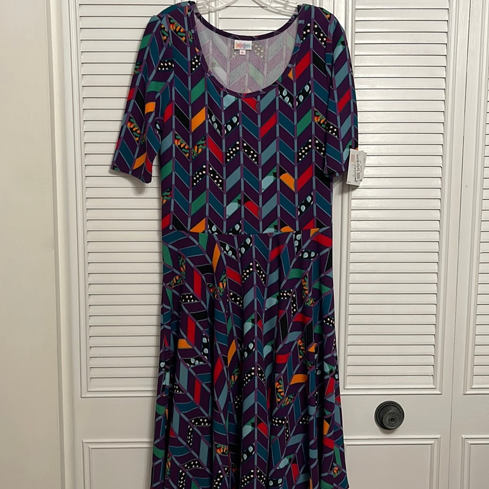 LulaRoe Nicole dress with tags size XL